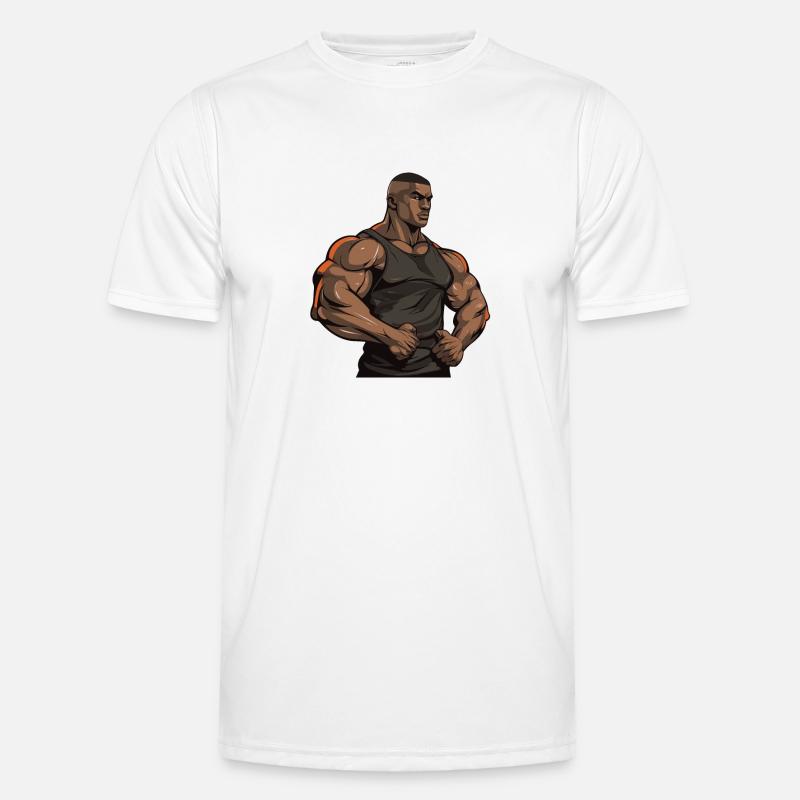 Workout Bodybuilder Muscles Men's Functional T-Shirt