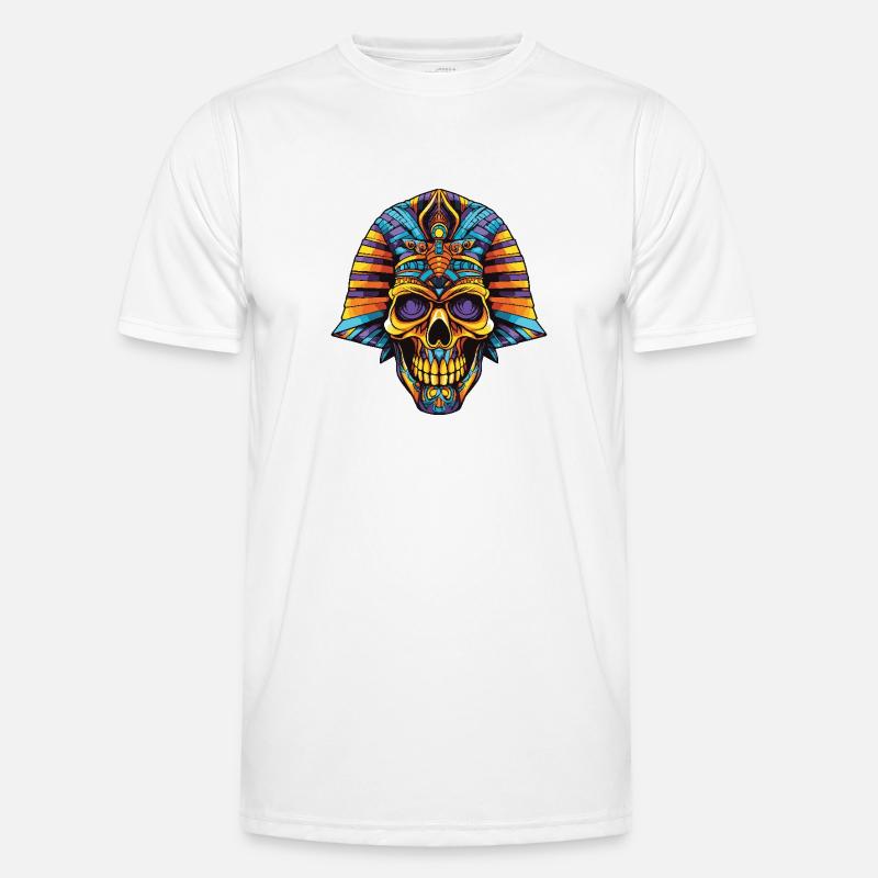 Pharaoh Skull Men's Functional T-Shirt