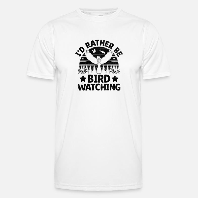 Je préfère observer les oiseaux Birdwatching Birder T-shirt sport Homme