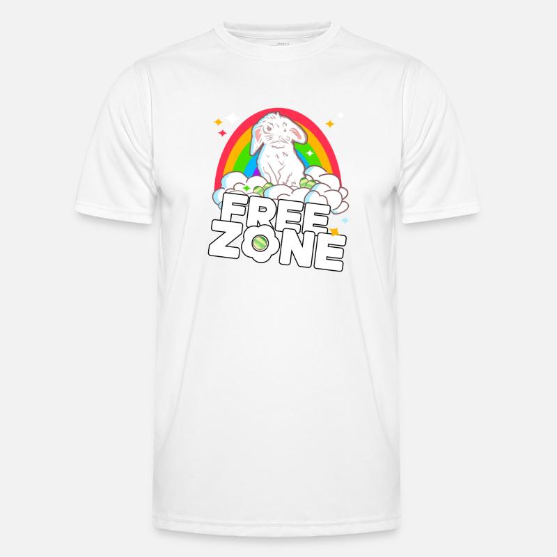 Free Zone Easter - Men's Functional T-Shirt - white