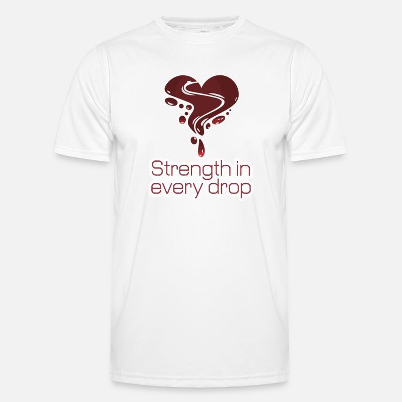 LA FORCE DANS CHAQUE GOUTTE DE SANG T-shirt sport Homme