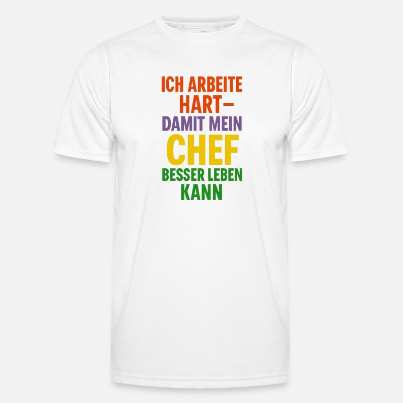 I work hard so that my can live better Men's Functional T-Shirt