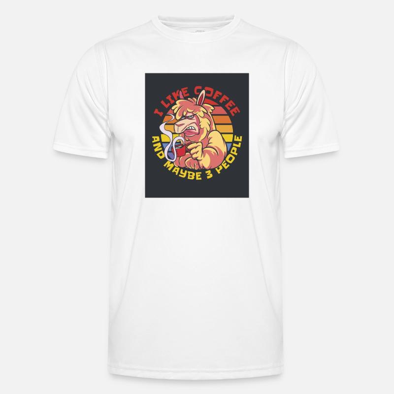 16992 GrumpyAlpakaTshirt PR Männer Funktions-T-Shirt