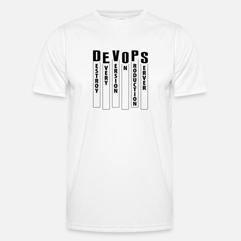 Devops Sys-Admin Developer - Men's Functional T-Shirt - white