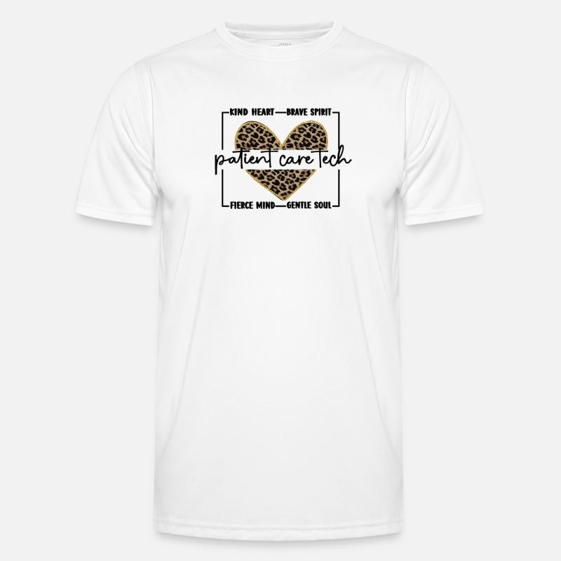 Techniker der Patientenversorgung Pflegetechniker - Männer Funktions-T-Shirt - Weiß