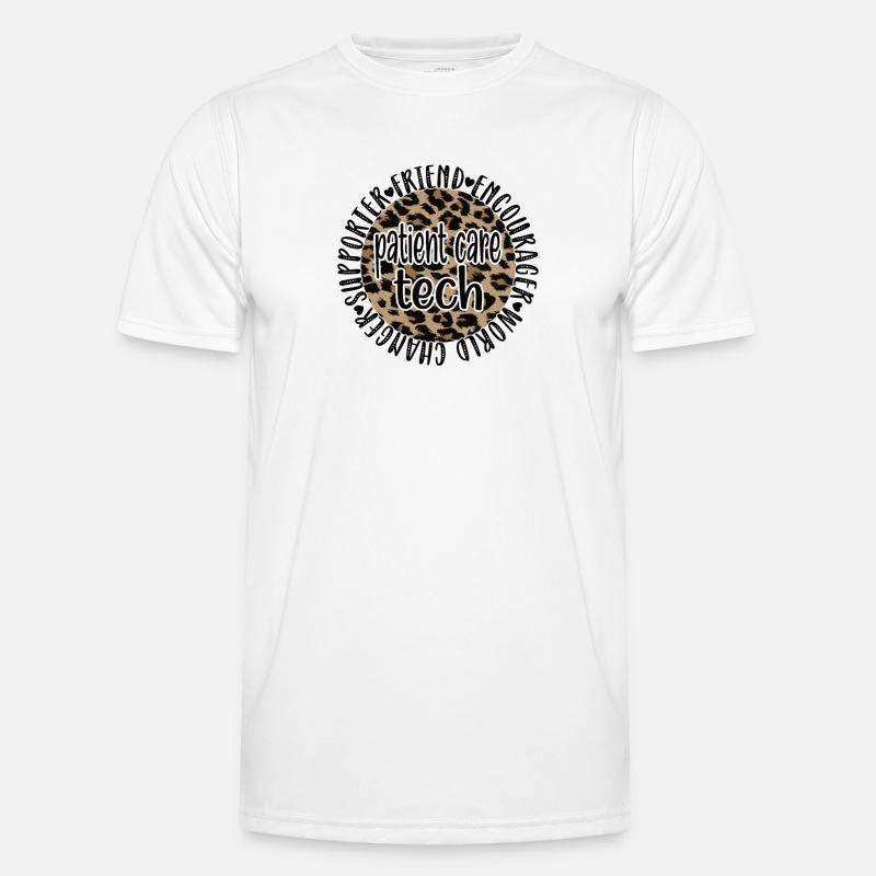 Techniker der Patientenversorgung Pflegetechniker Männer Funktions-T-Shirt