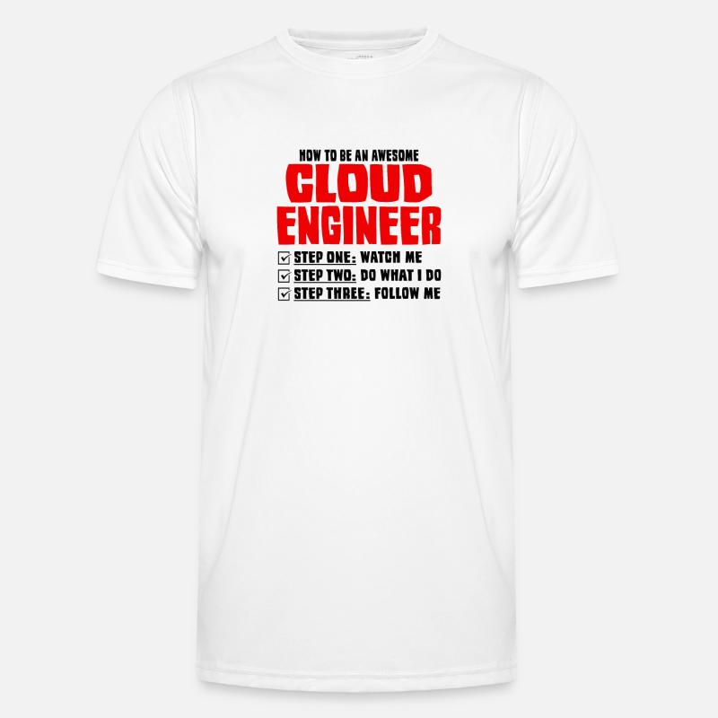 Cloud-Administrator Cloud-Devops - Männer Funktions-T-Shirt - Weiß