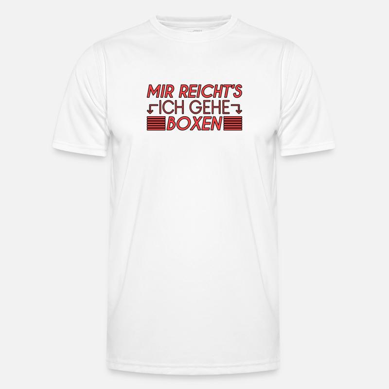 Boxen Spruch Männer Funktions-T-Shirt