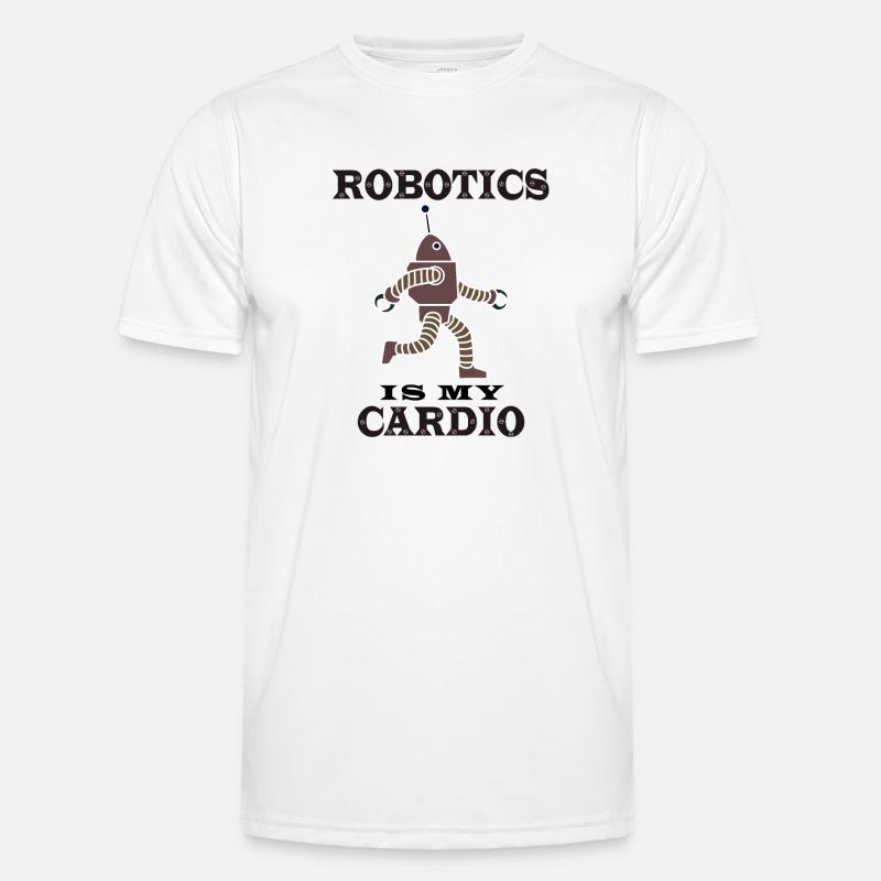 Mechaniker, Roboter, Robotik, Technik - Männer Funktions-T-Shirt - Weiß