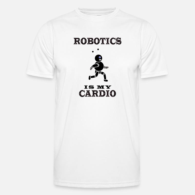 Robotik als Cardio Electronic Engineer Männer Funktions-T-Shirt