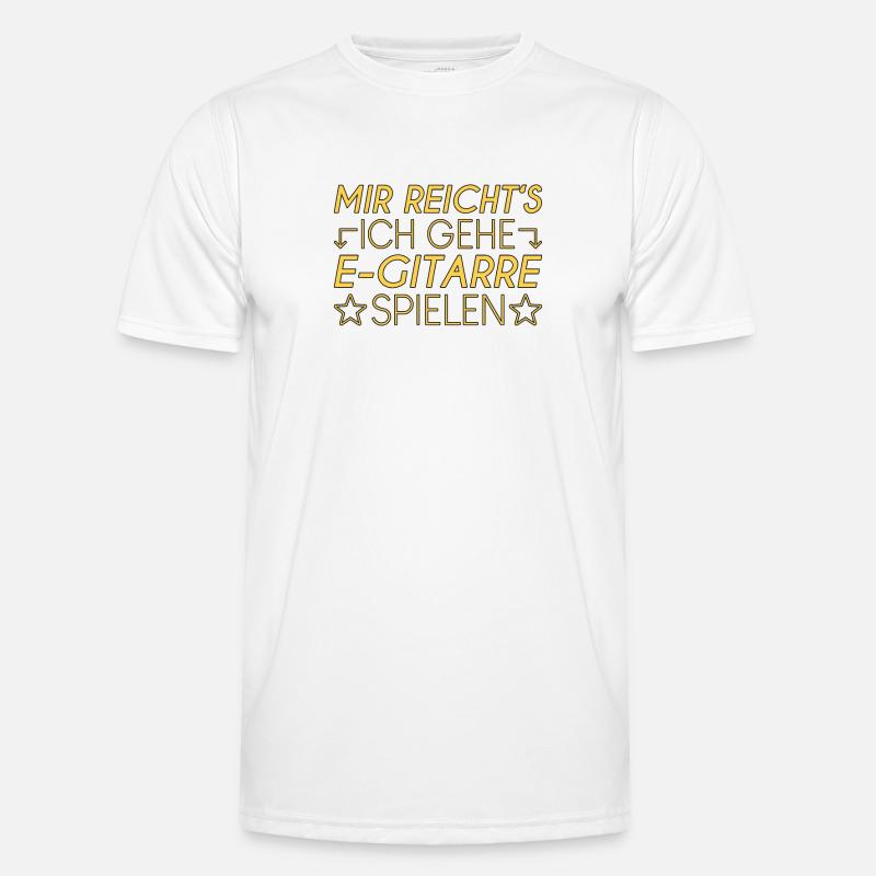 E Gitarre Spruch Männer Funktions-T-Shirt