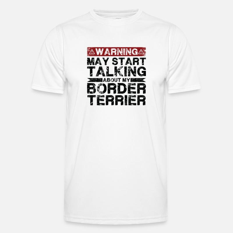 Apropos Border Terrier Männer Funktions-T-Shirt