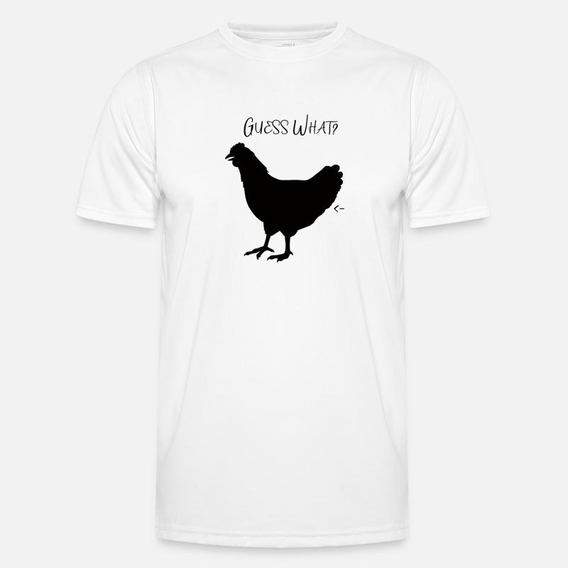 Devine quoi? Cul de poulet T-shirt sport Homme