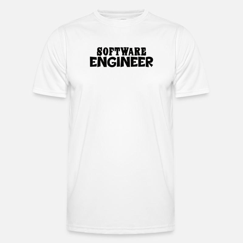 Softwareentwickler Programmierer Geschenk - Männer Funktions-T-Shirt - Weiß