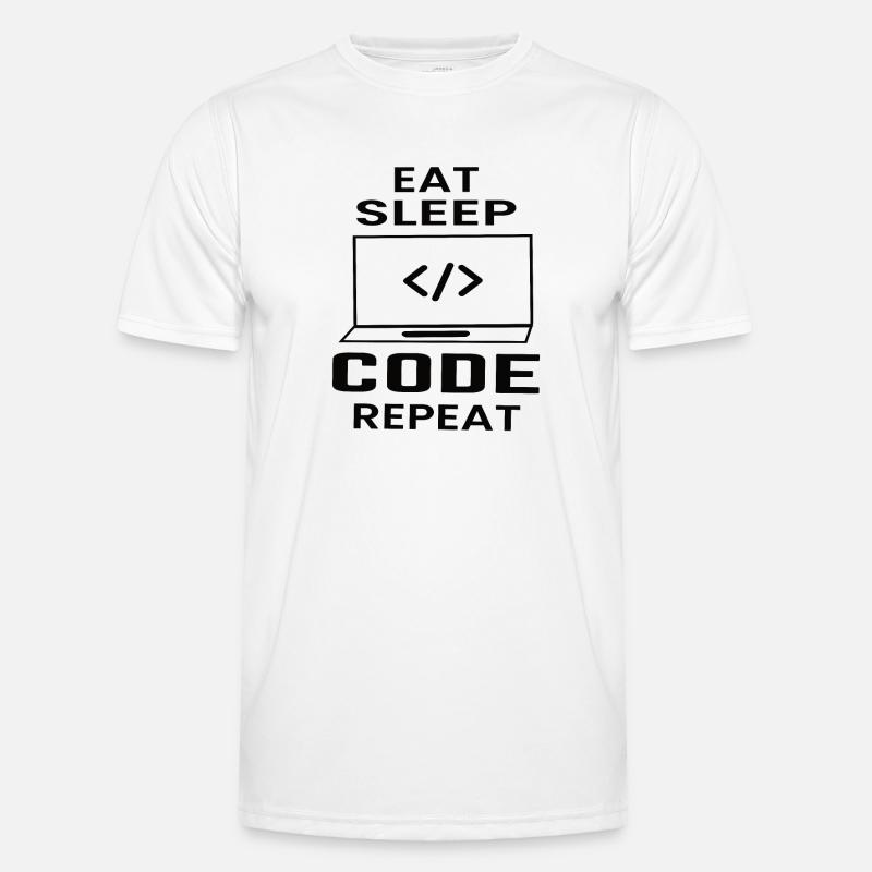 Software Developer Programmer Gift Men's Functional T-Shirt