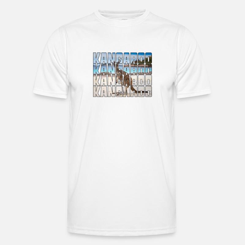 Känguru Männer Funktions-T-Shirt