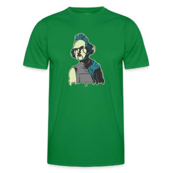 Robot - T-shirt sport Homme - vert - Devant - AI Model Male 178 dark (178cm)
