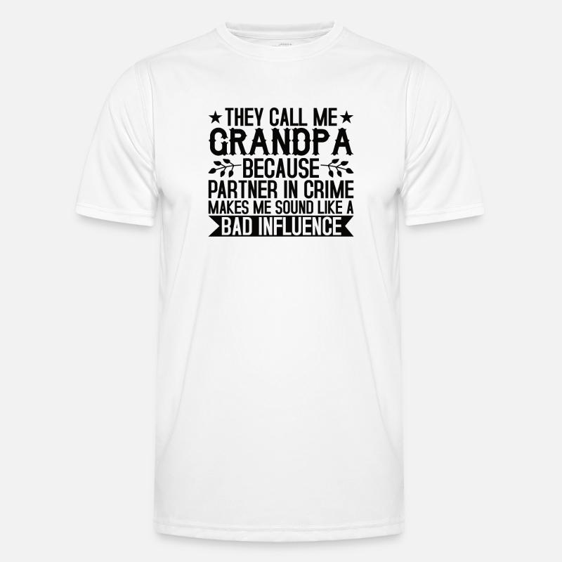 Opa der schlechte Einfluss Männer Funktions-T-Shirt