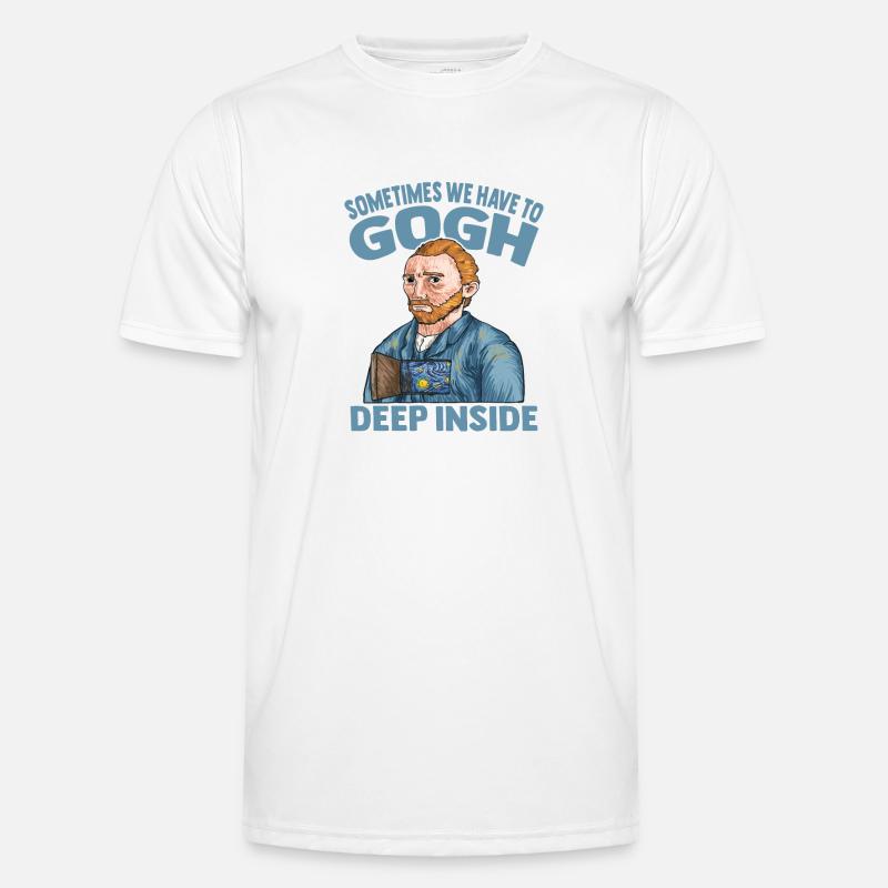 Van Gogh Kunst Männer Funktions-T-Shirt