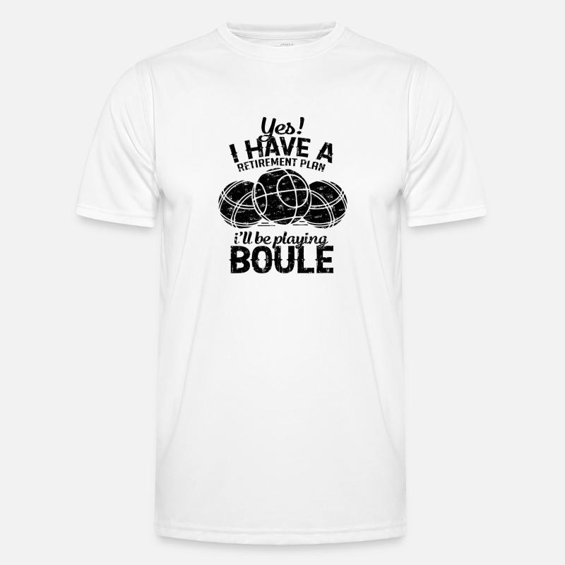 Régime de retraite Boule T-shirt sport Homme