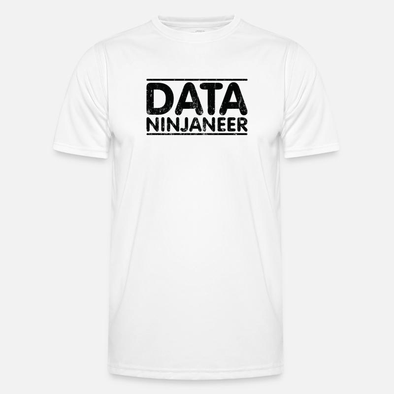 Ninjaneer - Data Engineer - Men's Functional T-Shirt - white