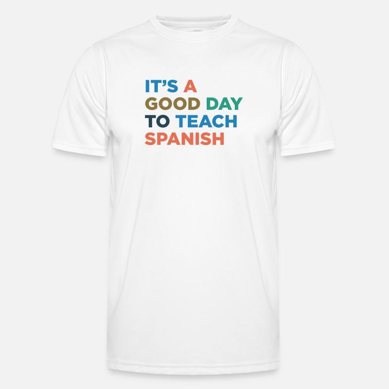 Teaching Spanish Teachers Men's Functional T-Shirt
