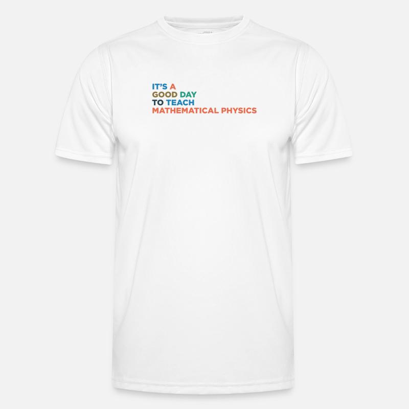 Teaching Mathematical Physics - Men's Functional T-Shirt - white