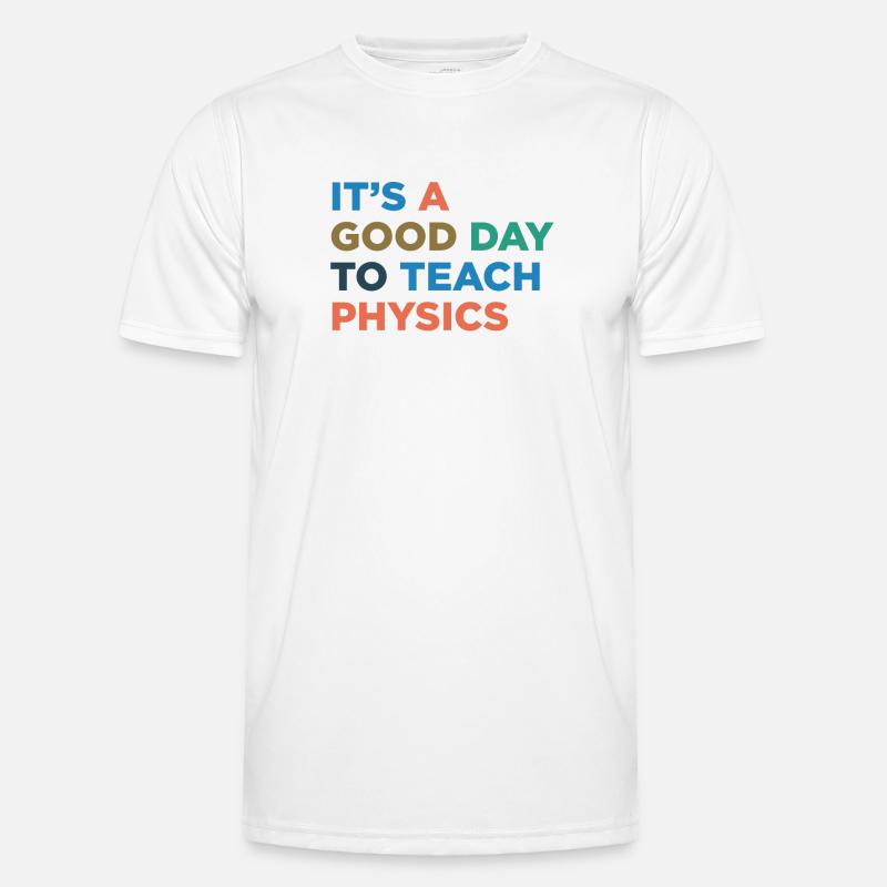 Teaching physics teachers - Men's Functional T-Shirt - white