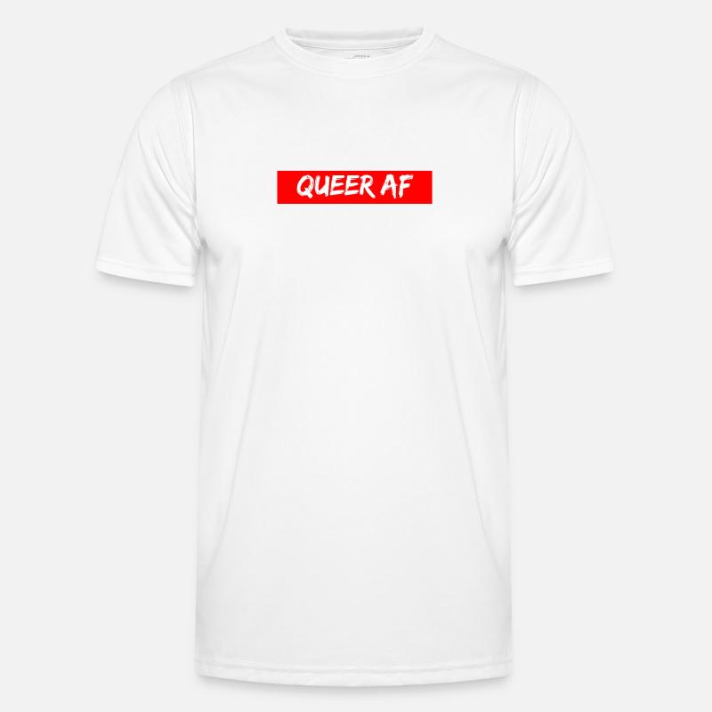 Queer AF LGBTIQ CSD Pride Men's Functional T-Shirt