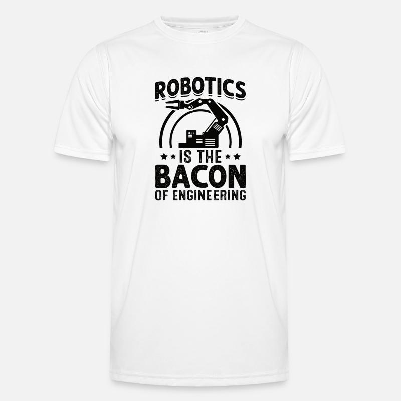 Robot Programmer Automation Technician - Men's Functional T-Shirt - white