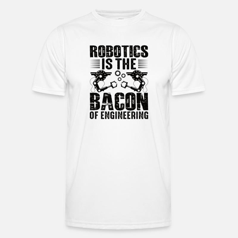Robot Programmer Automation Technician - Men's Functional T-Shirt - white