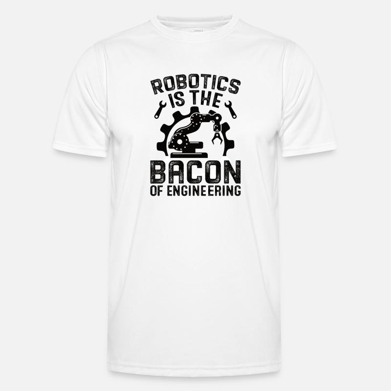 Robot Programmer Automation Technician - Men's Functional T-Shirt - white