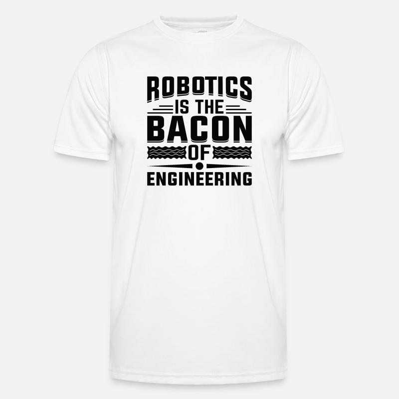 Robot Programmer Automation Technician - Men's Functional T-Shirt - white