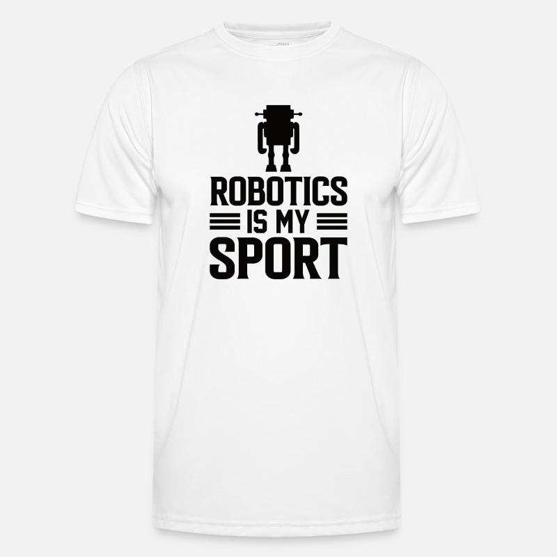 Robot Programmer Automation Technician - Men's Functional T-Shirt - white
