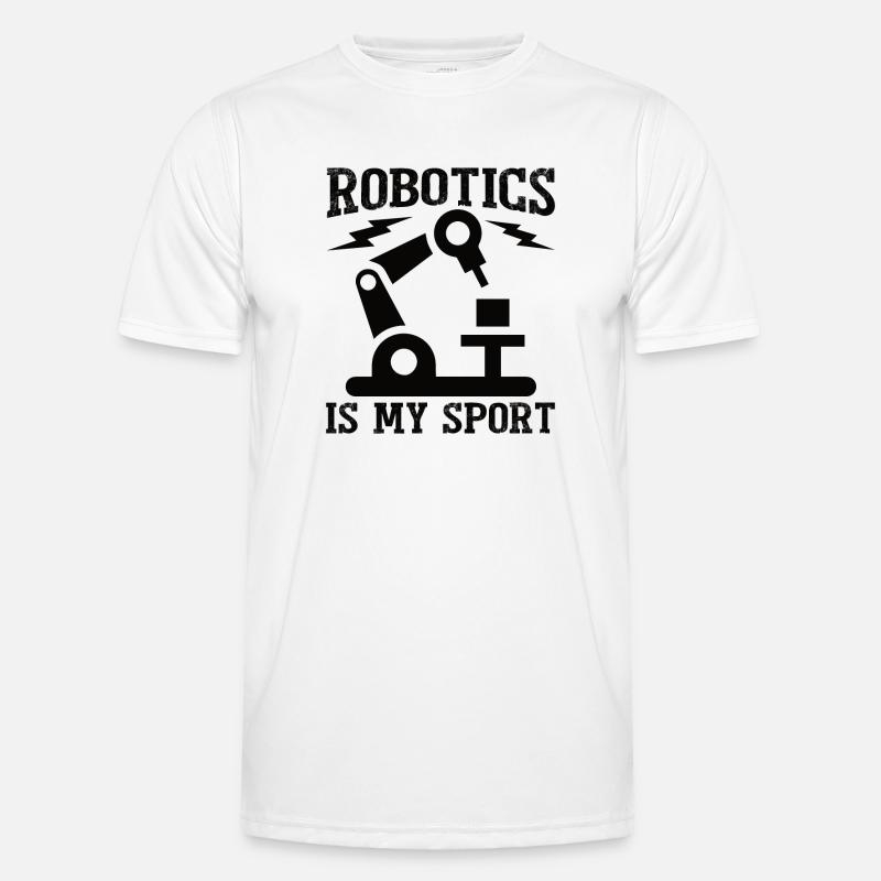 Robot Programmer Automation Technician - Men's Functional T-Shirt - white