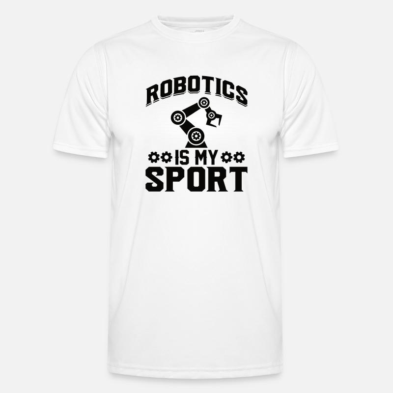 Robot Programmer Automation Technician - Men's Functional T-Shirt - white