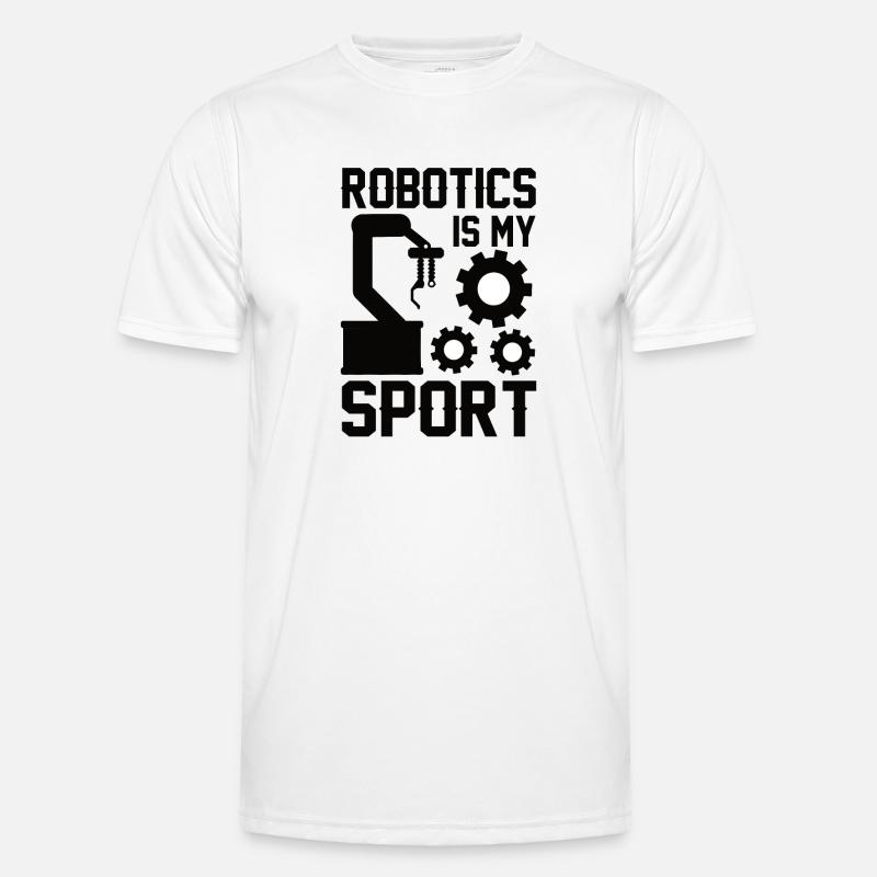 Robot Programmer Automation Technician - Men's Functional T-Shirt - white