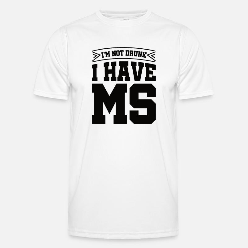 Multiple Sclerosis Awareness - Men's Functional T-Shirt - white