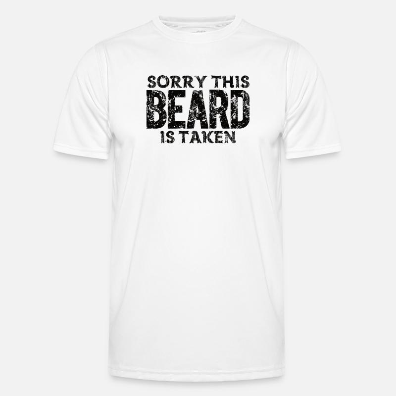 Barbe complète Barbe Barbe Cheveux Relation Ami T-shirt sport Homme