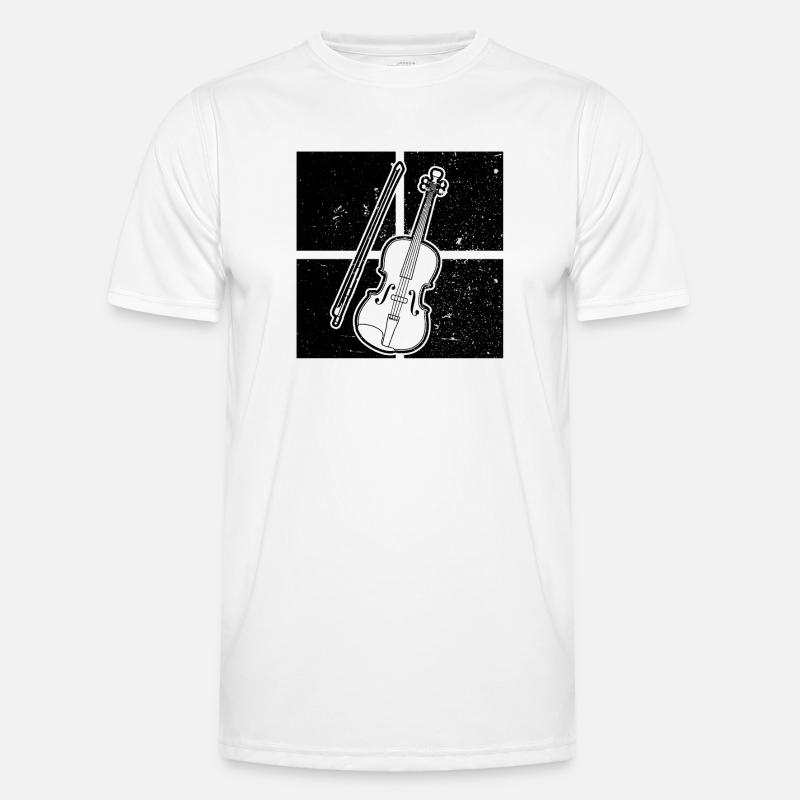 Violin Violinist Violinist - Men's Functional T-Shirt - white