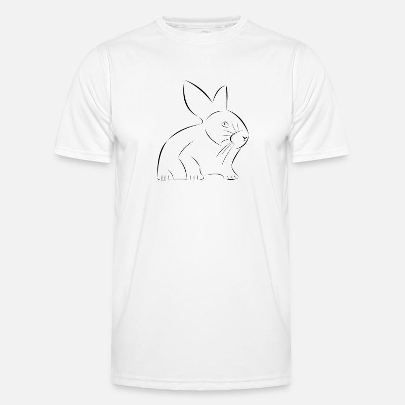 Rabbit drawn Men's Functional T-Shirt