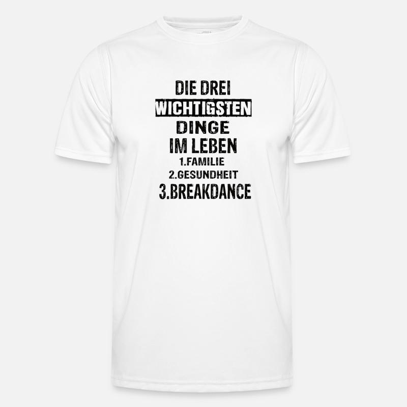 Breakdance Männer Funktions-T-Shirt