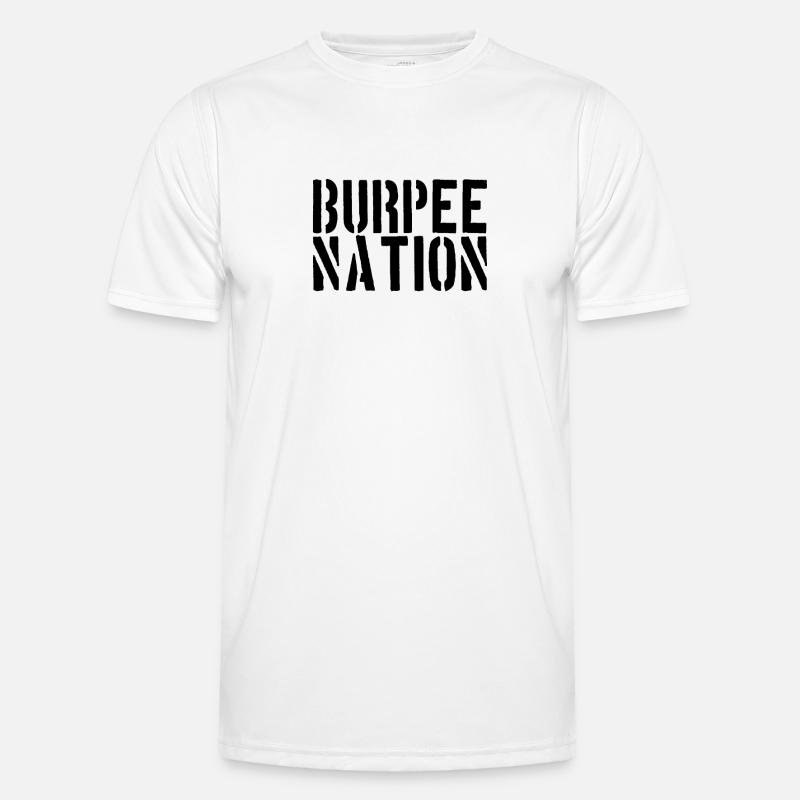 Burpee Nation Männer Funktions-T-Shirt