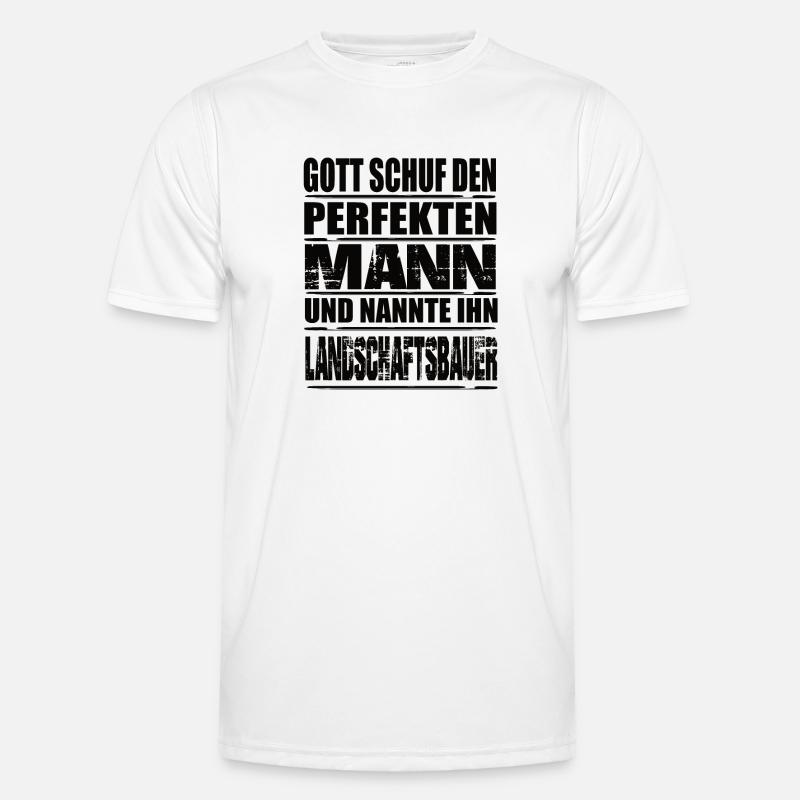 Landschaftsbauer Männer Funktions-T-Shirt