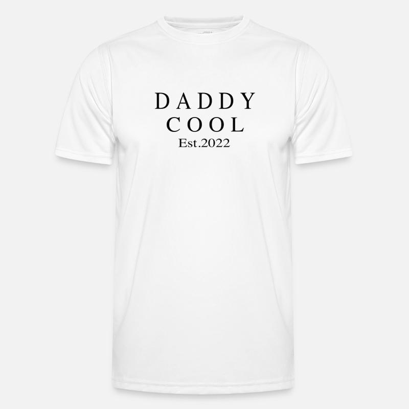 Daddy Cool est 2022 - Men's Functional T-Shirt - white