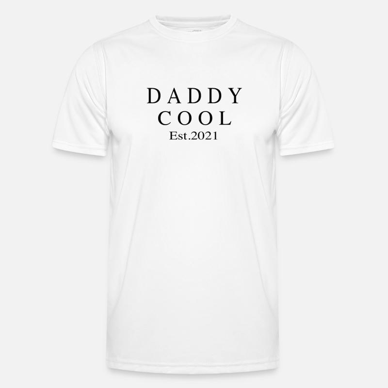 Daddy Cool est 2021 - Men's Functional T-Shirt - white