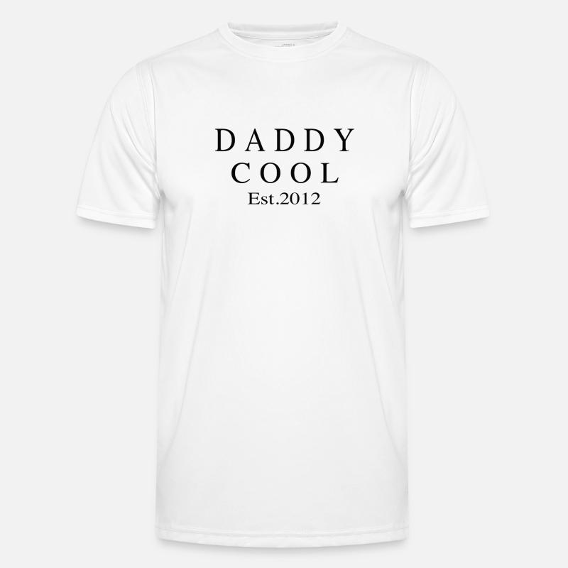 Daddy Cool est 2012 - Männer Funktions-T-Shirt - Weiß