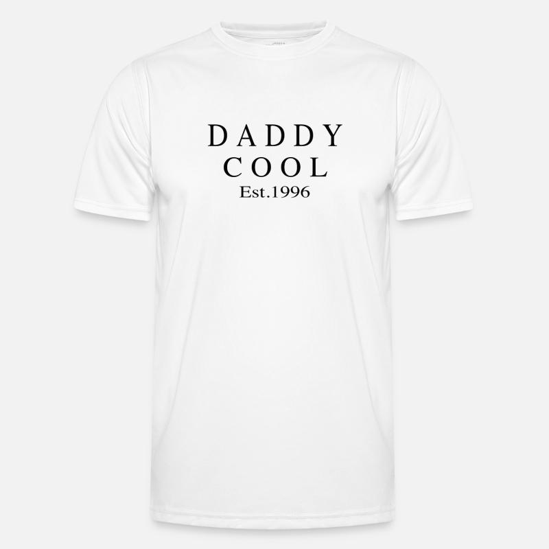 Daddy Cool est 1996 - Men's Functional T-Shirt - white