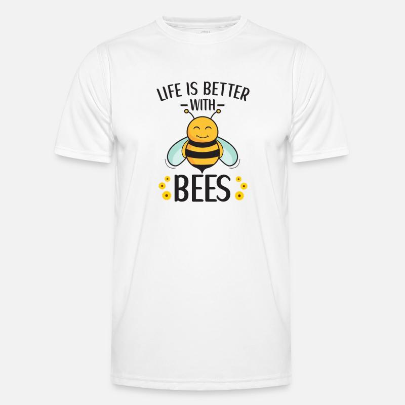 Bee Lover Accessories Beekeeper Gift Men's Functional T-Shirt