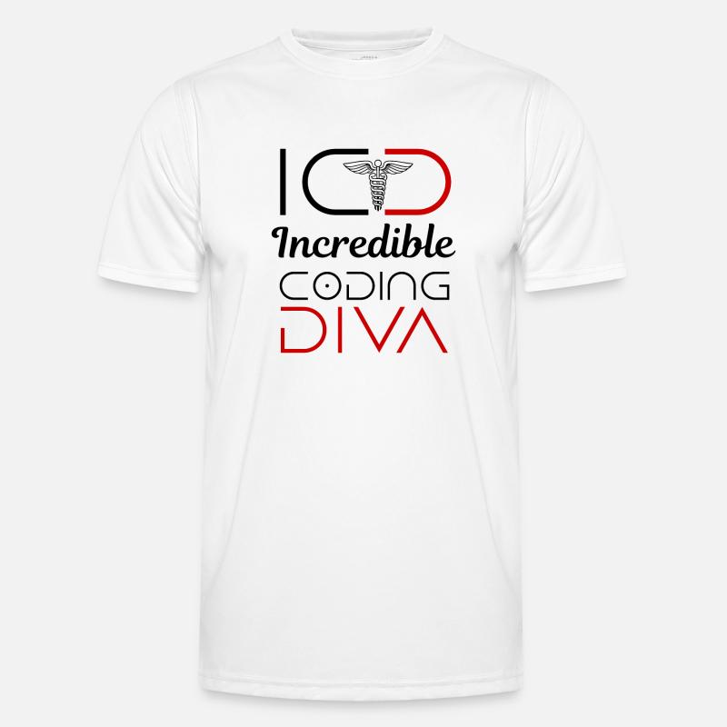 Medical Coder Profession Medical - Men's Functional T-Shirt - white